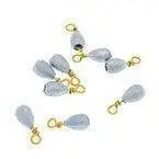 Jeros Tackle Scotchline Bass Casting Sinkers – Zinc-Coated, 1/8-Oz Size 10 (7-Pack) 1