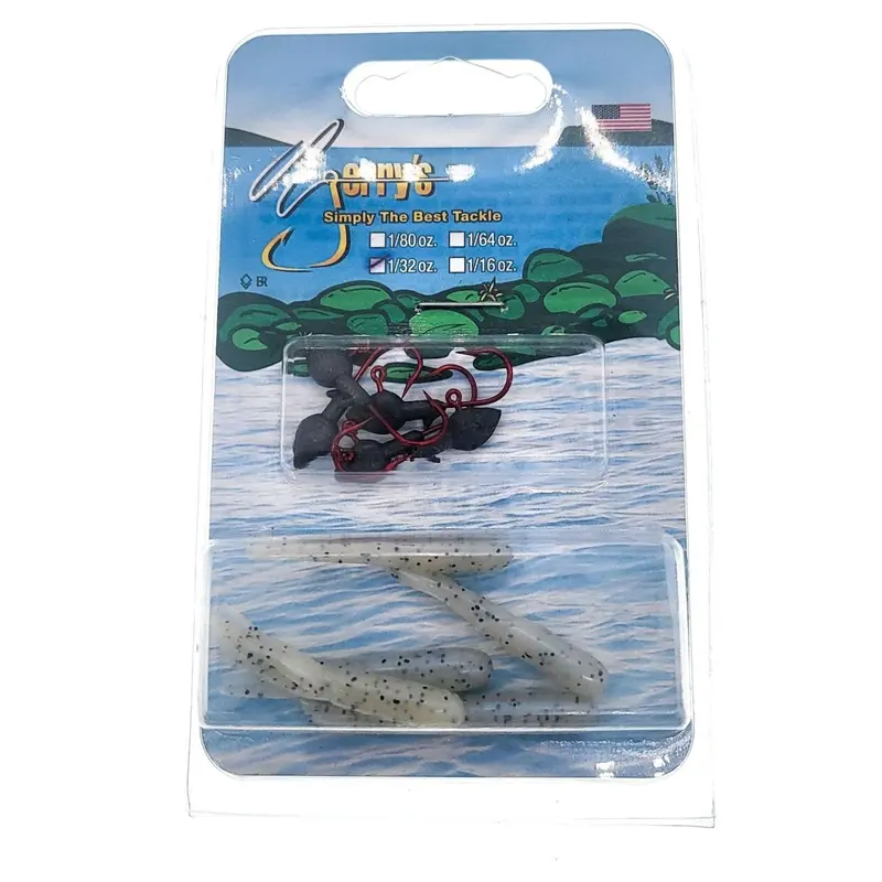 Jerry Lures Mini Jig Fishing Tackle (5-Pack) 1