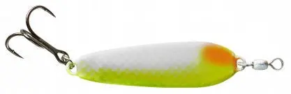 Jiggin Spoon Cole Slaw Color – Unique Chartreuse-White Pattern 1