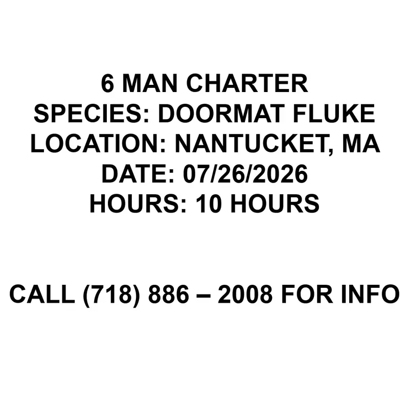 July Fluke Fishing Outing – July 26, 2026 1