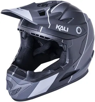 Kali Youth Full-Face Mountain Bike Helmet – Black/Gray 1