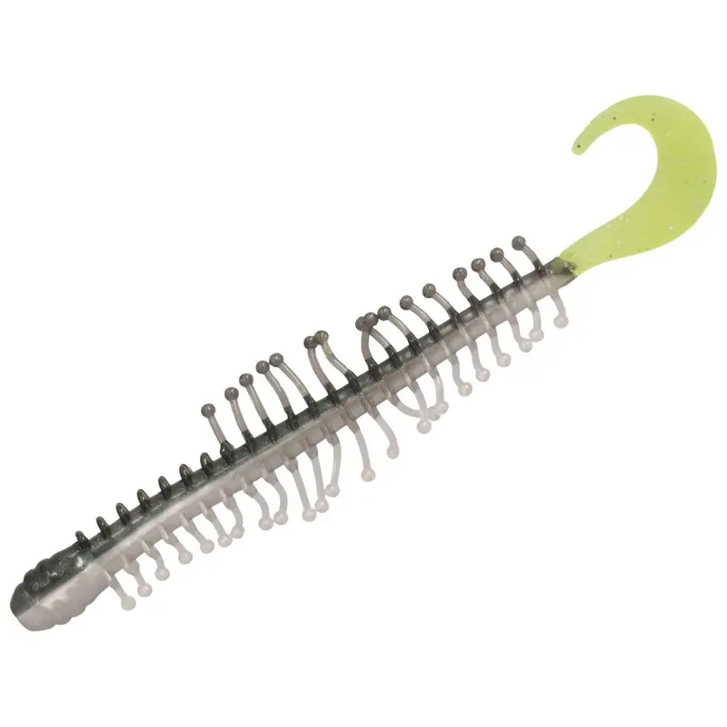 Kalins Tickle Worm – 4-Inch Curly-Tail Soft Bait (10-Pack) 1