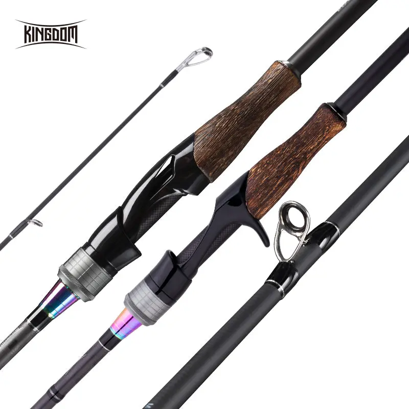Kingdom King Pro Travel Feeder Rod – Two-Piece High-Sensitivity Spinning/Casting Rod With Dual Power 1