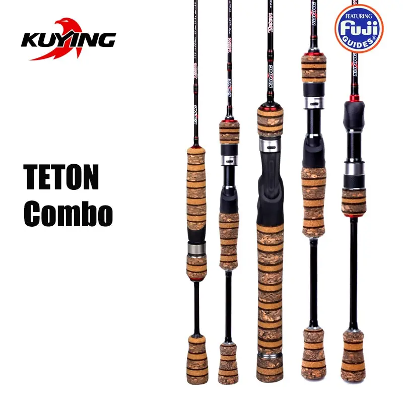 Kuying Teton Super-Ultra-Soft Baitcasting & Spinning Rod – Adjustable Lengths (1.56–1.98M), Fuji Components 1
