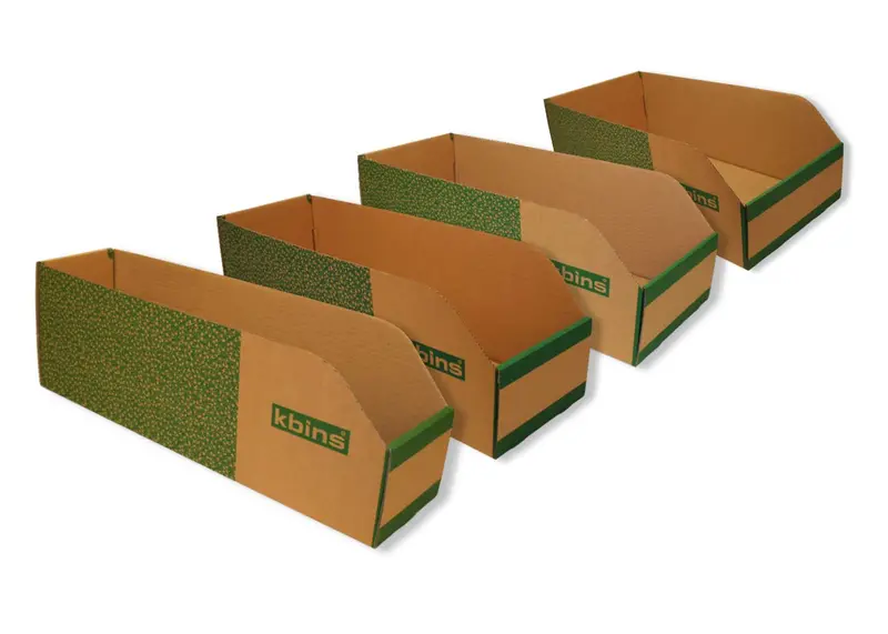 Large Cardboard Parts Bins – 600 X 200Mm, 25-Pack 1