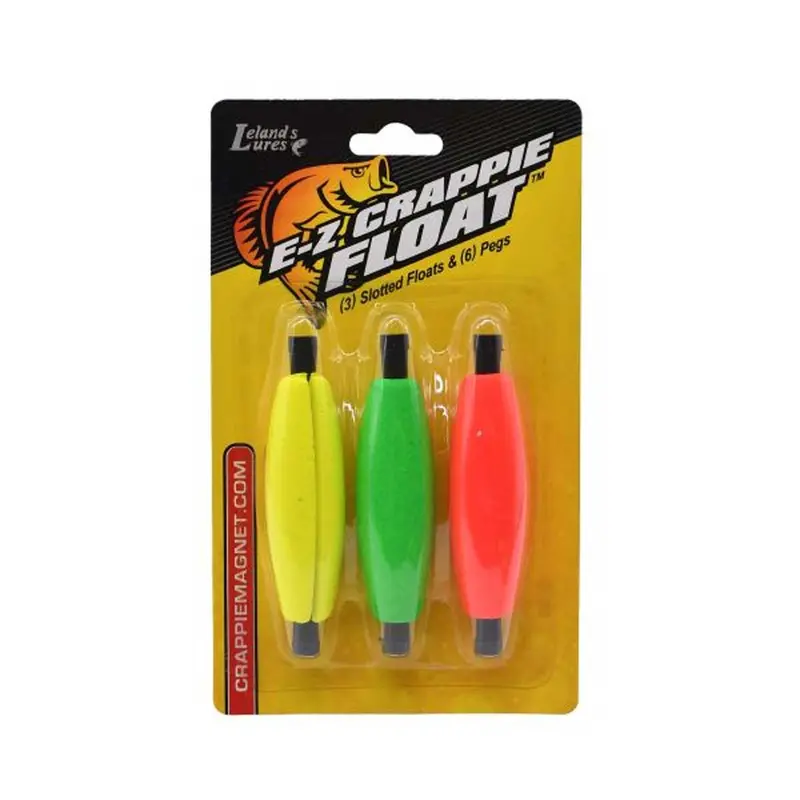 Leland E-Z Crappie Float Pack – Three Adjustable Slip Bobbers 1