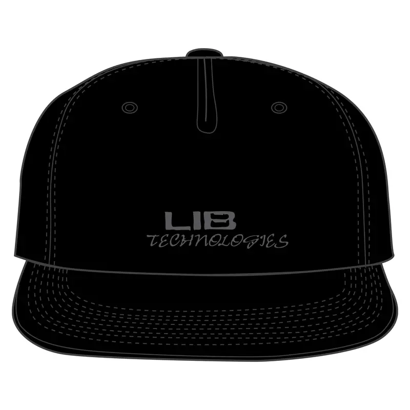 Lib Tech Logo Embroidered Cotton Cap – Casual Branded Headwear For Snowboarders And Riders 1