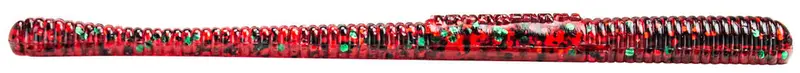 Limit Worm Ruby Colored Soft Plastic Lure 1