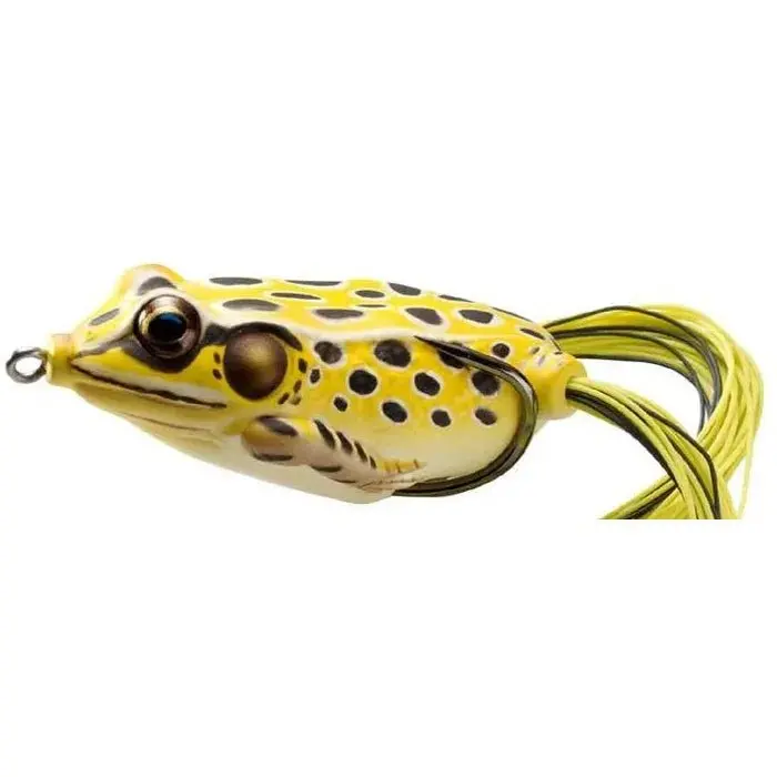 Live Target Hollow Body Frog – 2.25-Inch, 5/8-Ounce, Yellow/Black Topwater Lure 1