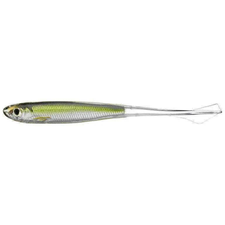 Livetarget Ict Ghost Tail Minnow – 5 Inch, Silver/Smoke Finish, Drop-Shot Ready, 3-Pack (Gtm130Sk951) 1