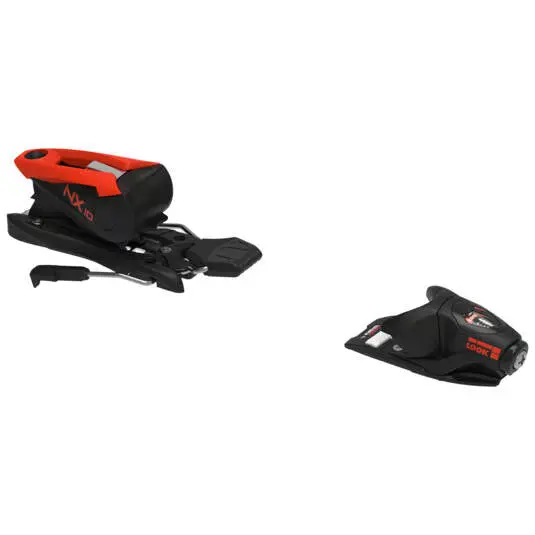 Look Nx 10 Gw Kids’ Ski Bindings – Black & Red Hot, 2026 Model 1