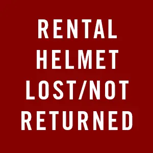 Lost Or Unreturned Rental Helmet Fee 1