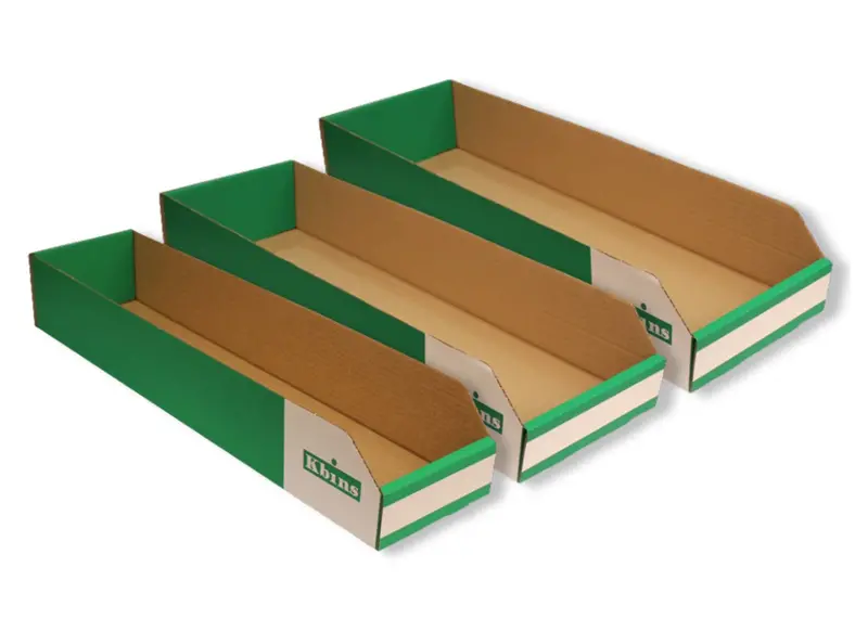 Low-Profile Cardboard Picking Bins – 600 X 100Mm, 50-Piece Pack 1