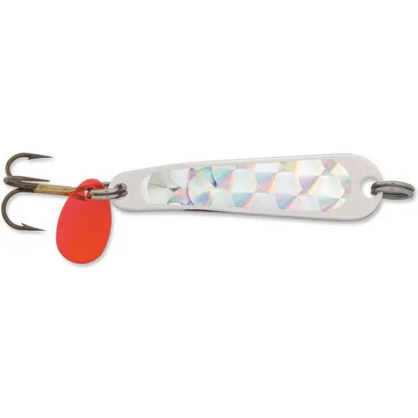 Luhr Jensen Hus-Lure Spoon – 1.75-Inch, 1/8 Oz, Nickel Silver Prism 1