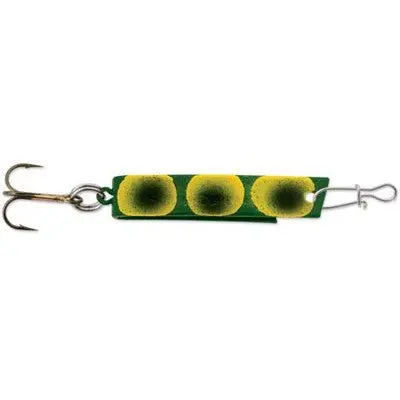 Luhr Jensen Super Duper Spoon – 1-1/4-Inch Frog Pattern Casting/Trolling Spoon 1