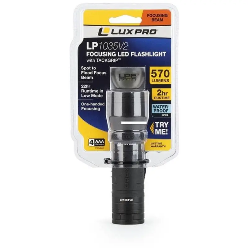Luxpro Led Focus-Head Flashlight – 570 Lumens 1