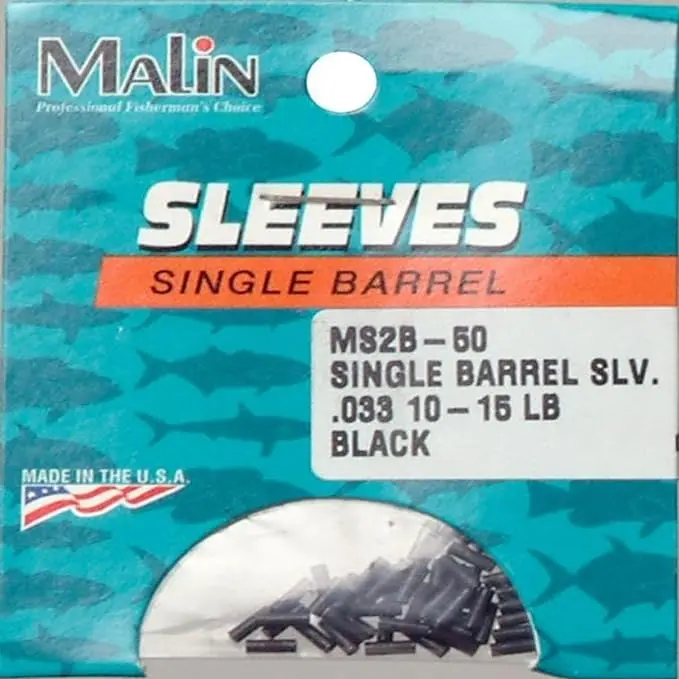 Malin Single Barrel Sleeves – Black, 50-Count 1