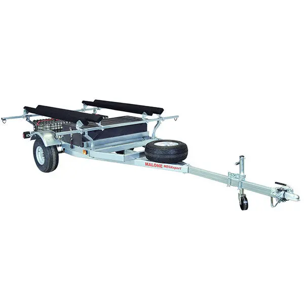 Malone Megasport 2-Boat Trailer With Integrated Storage 2