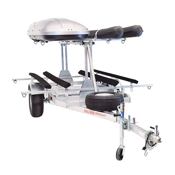 Malone Megasport Lowbed Trailer With Optional Tier Kit 1