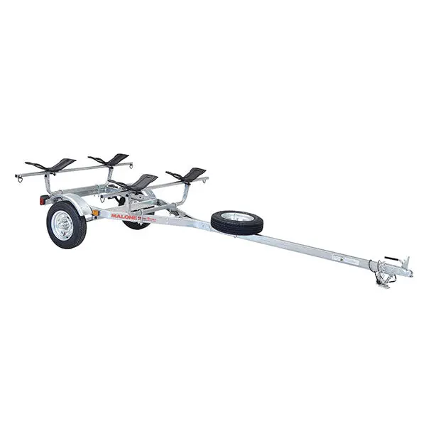 Malone Microsport 2-Kayak Trailer With Spare Tire 7