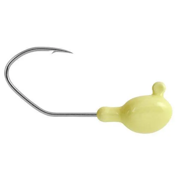 Matzuo Cutter Sickle Jig – Glow Finish, 1/4 Oz, 8-Pack 1