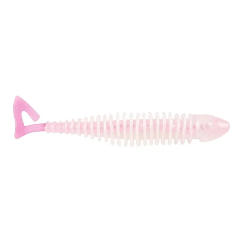 Matzuo Gaikotsu Ribbed Curl Tail Soft Bait – 4-Inch, 8-Pack 1