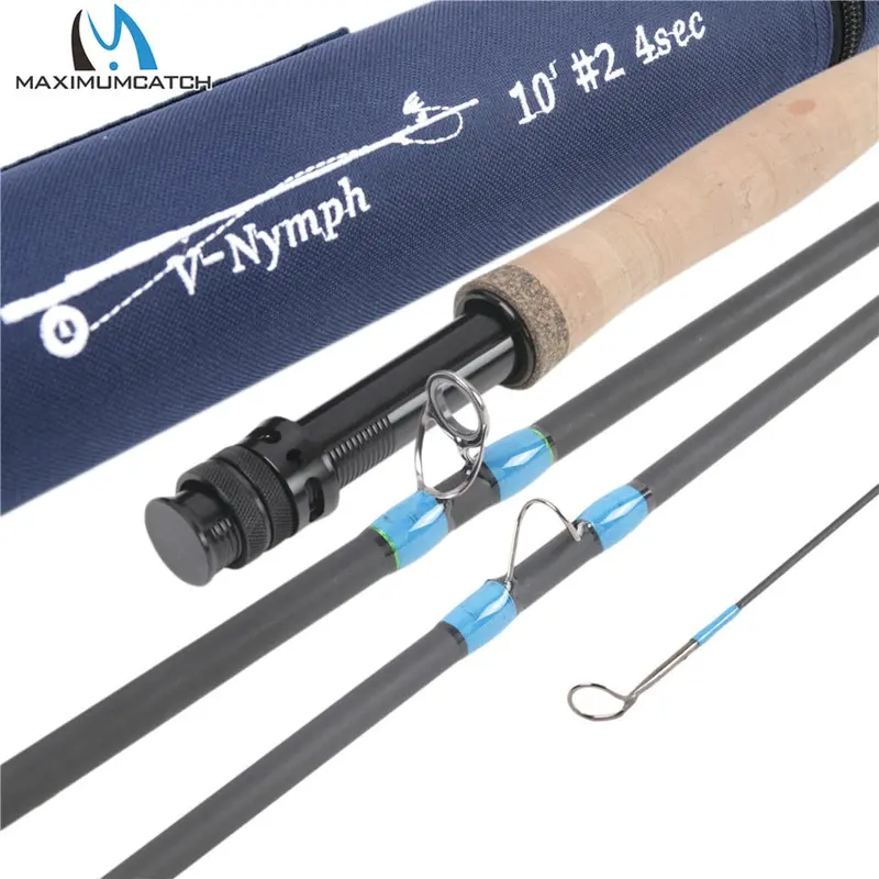 Maximumcatch Im10 Nymph Fly Rod – 10–11Ft 2/3/4Wt 4-Section Fast-Action Graphite Fly Fishing Rod 1