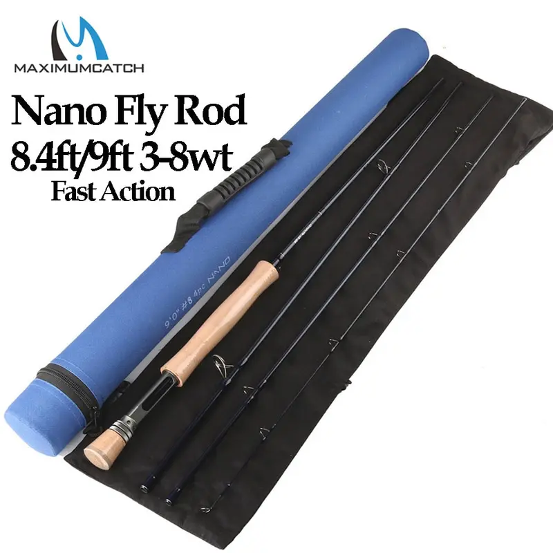 Maximumcatch Nano Im12 Fly Rod Series – 8.4Ft/9Ft Fast-Action 4–8Wt Carbon Fiber Rods In Protective Cordura Tubes 1