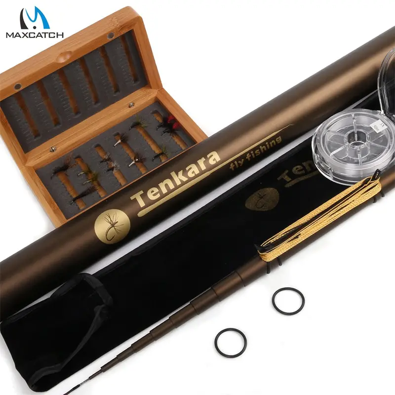 Maximumcatch Tenkara Fly Rod Set – 9–13Ft Telescoping Fly Fishing Rod With Flies, Line, And Carry Box 1