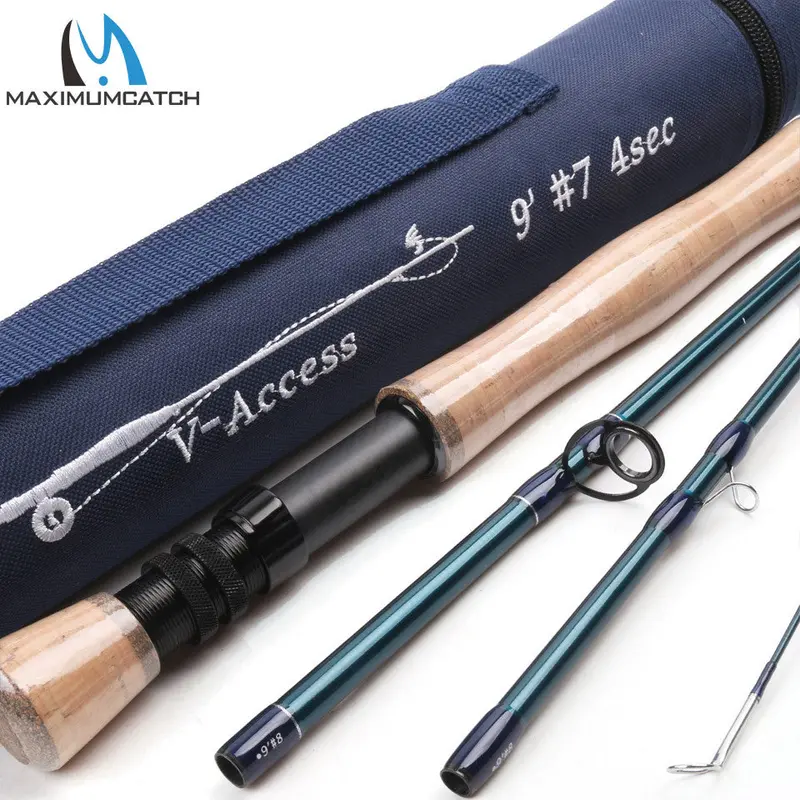 Maximumcatch V-Access Fly Rod – Modular 3–12Wt, 8–10Ft, High-Modulus Carbon, Fast-Action Design 1