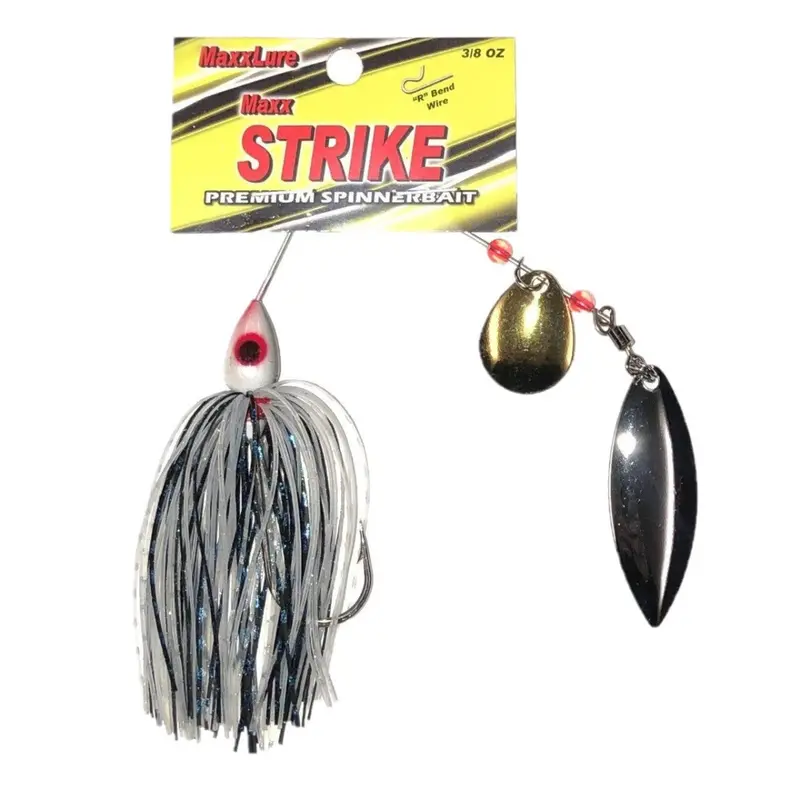 Maxxlure Maxx Strike Spinnerbait – 1/4-Ounce, Premium Blade And Skirt Design 1