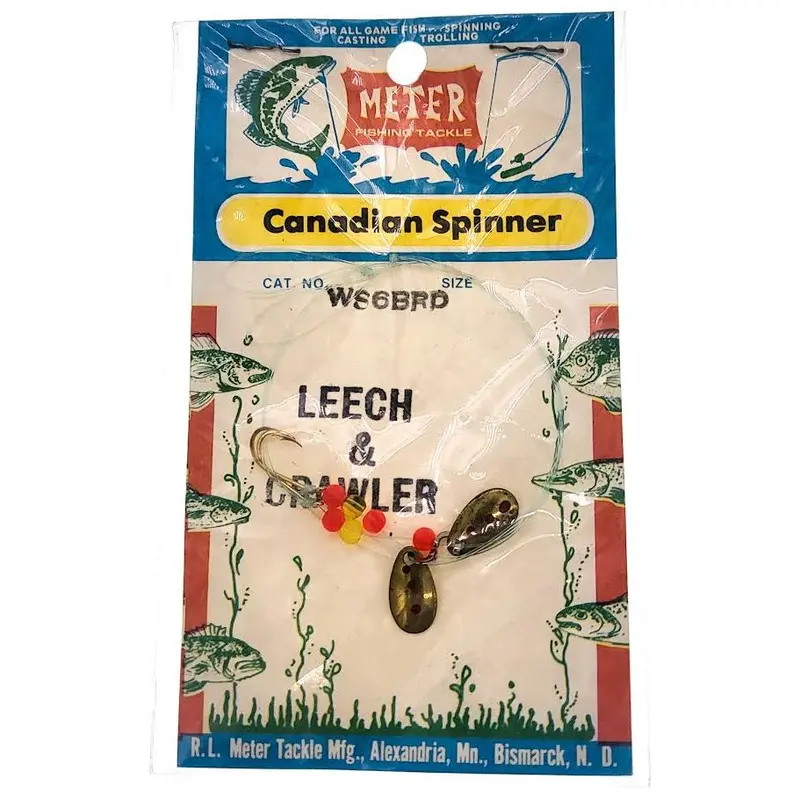 Meter Fishing Canadian Spinner Leech & Crawler Harness Combo 1