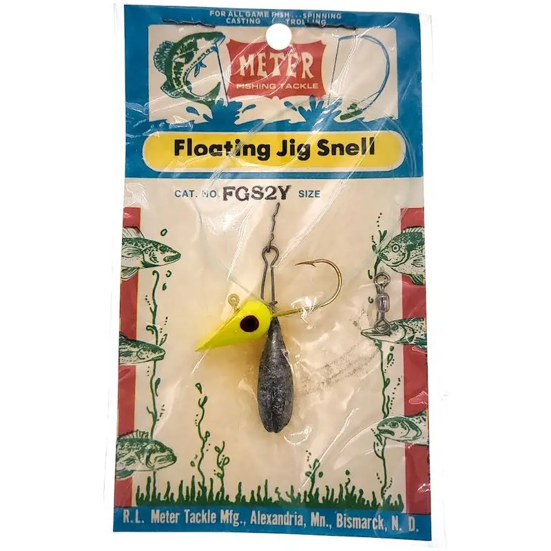 Meter Fishing Floating Jig Snell – 1/2 Oz Chartreuse, Single Unit 1