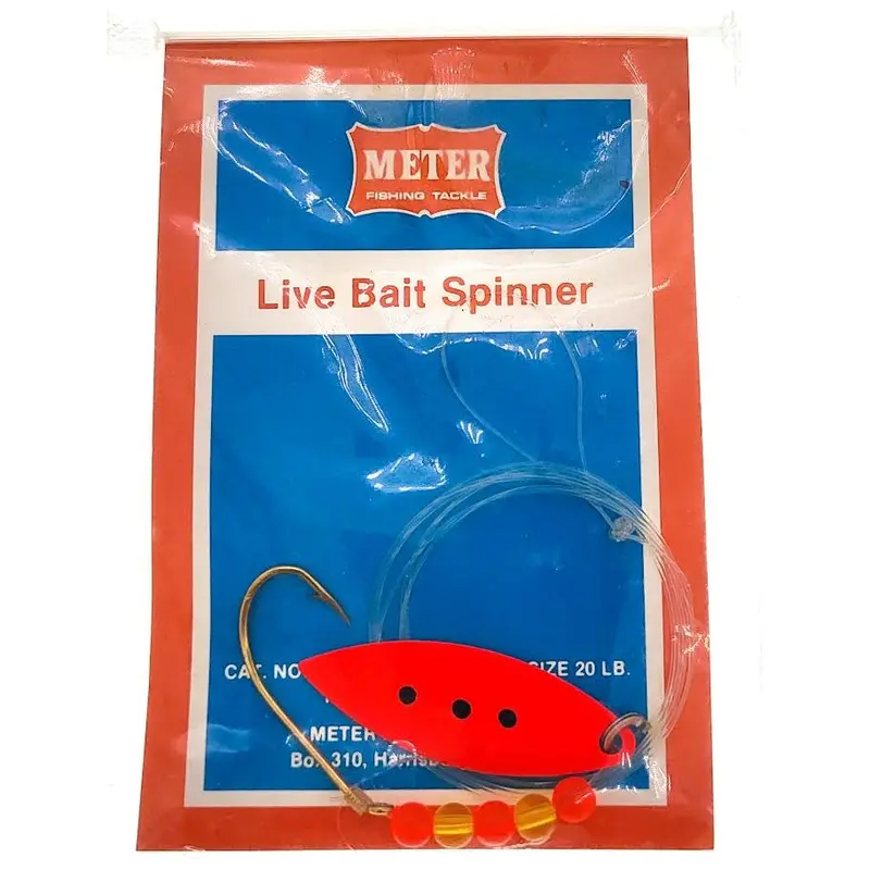 Meter Fishing Live Bait Spinner – Willow Leaf Blade For Subtle Vibration And Flash 1