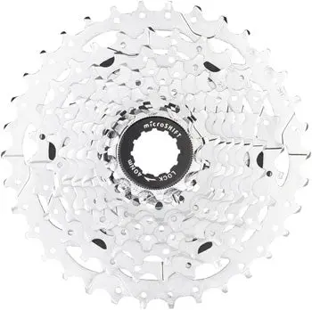 Microshift H11 11-Speed Cassette – 11-34T, Chrome-Plated Steel, Silver 1