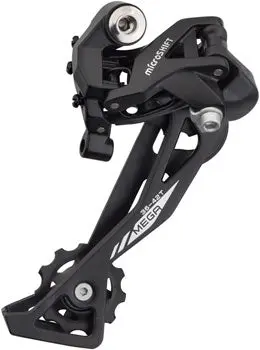 Microshift Xle 10-Speed Rear Derailleur – Long Cage, Matte Black 1