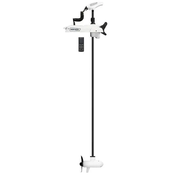 Minn Kota Riptide Terrova Quest 90/115 – 100-Inch Shaft, 24V/36V, Wireless Remote (White) 1