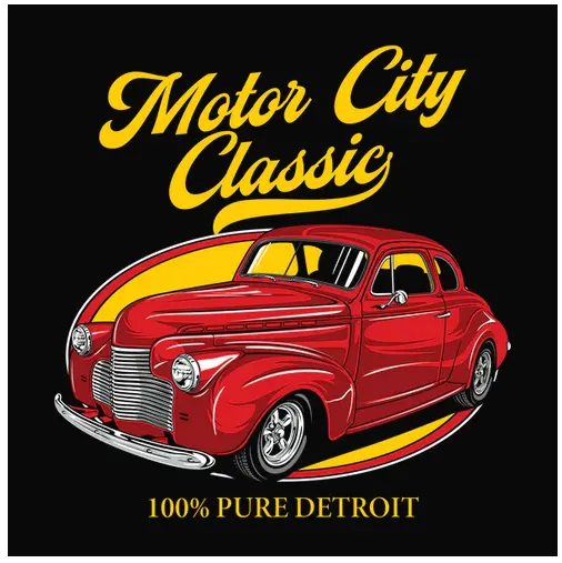 Motor City Classic Detroit T-Shirt 1