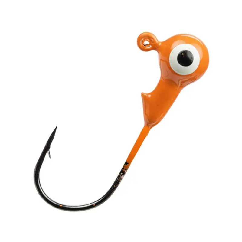 Mr. Crappie Jig Head – Fluorescent Orange 1