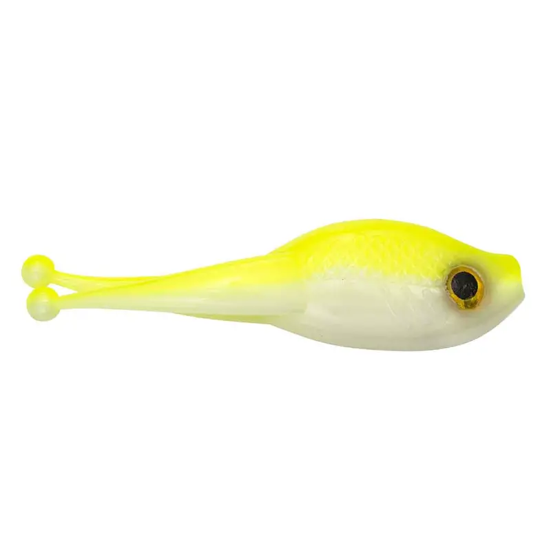 Mr. Crappie Scizzor Shad Soft Bait – Refrigerator White 1