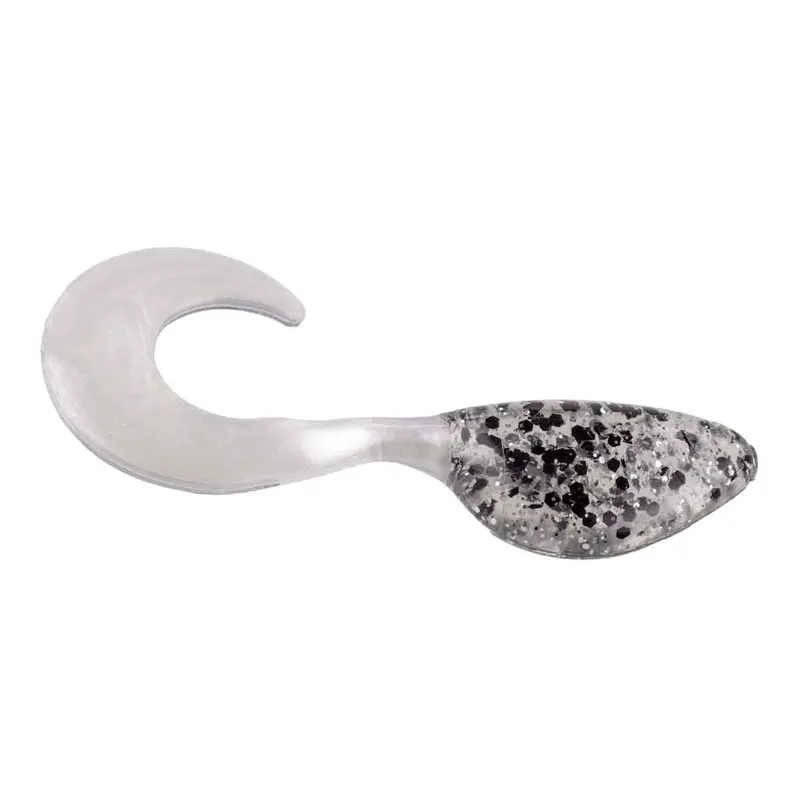 Mr. Crappie Shadpole Ct Soft Plastic Bait – Salt & Pepper 1
