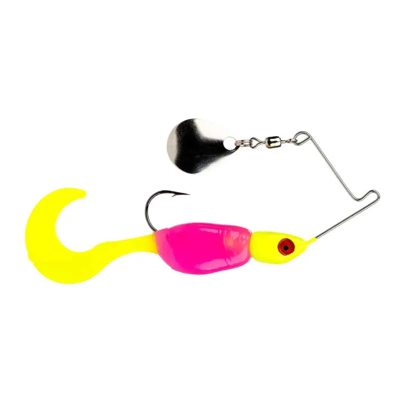 Mr. Crappie Spin Baby Spinnerbait In Hot Chicken 1
