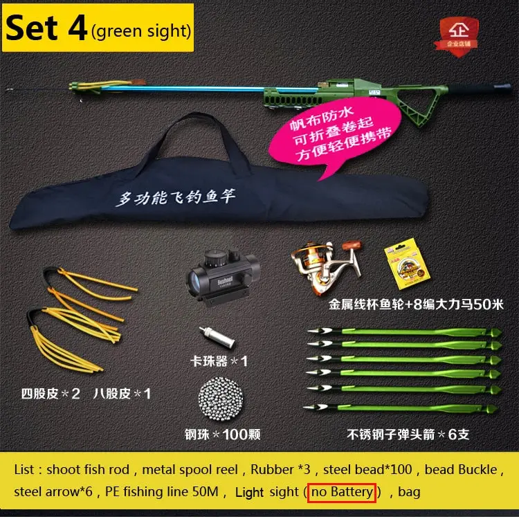 Multi-Function Water Shooting Gun – Fish Finder, Outdoor Combat Toy, And Compact Fishing Rod Hybrid 1