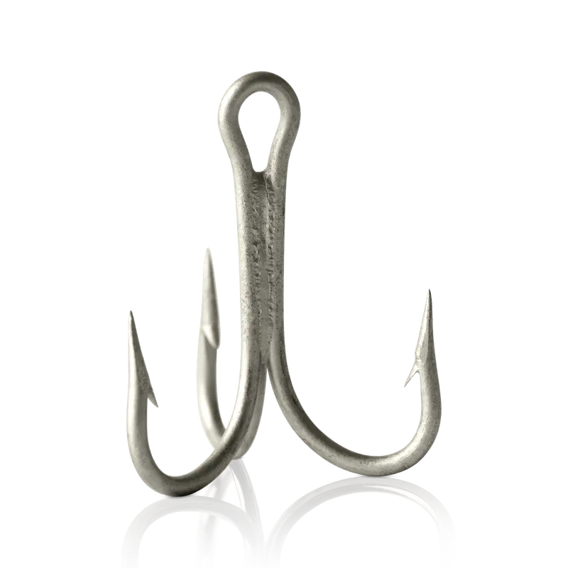 Mustad 3X Strong Treble Hooks – Size 3/0, Pack Of 5, Heavy-Duty Bass Fishing 1