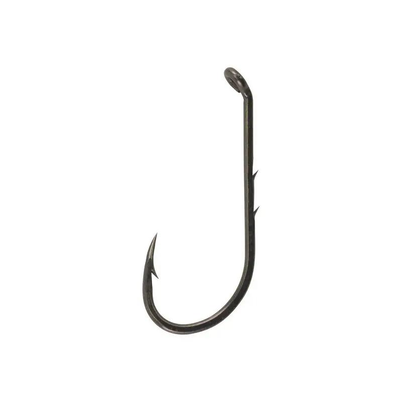 Mustad Baitholder Beak Hook – Size 1/0, Bronze Nickel, 8-Pack 1