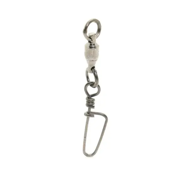 Mustad Ball-Bearing Swivels With Welded Rings – Black Nickel Finish 1