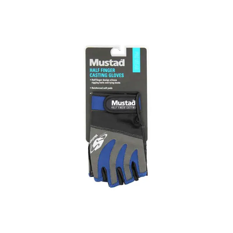 Mustad Half-Finger Casting Gloves For Precision Control 1