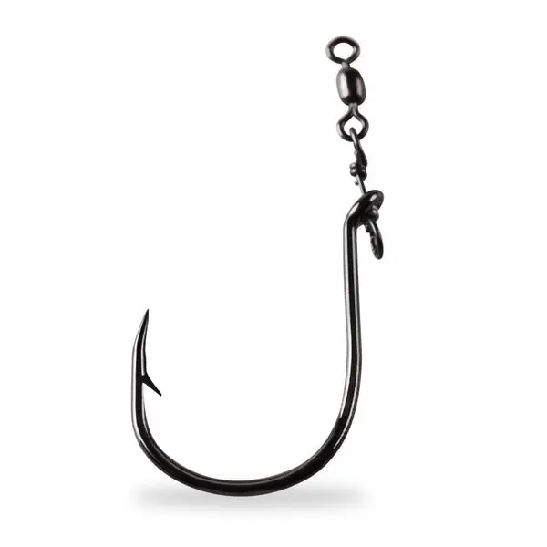 Mustad No-Twist Drop Shot Hook – Premium Stainless Steel, Pack Of 5 1