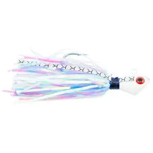 No Alibi Alien Jig – Inshore Series, 1/2 Oz, Pearl Blue (3-Pack) 1