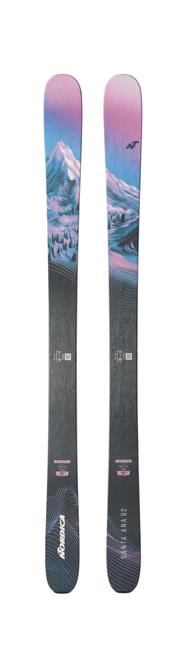 Nordica Santa Ana 92 All-Mountain Skis For Women 2026 1